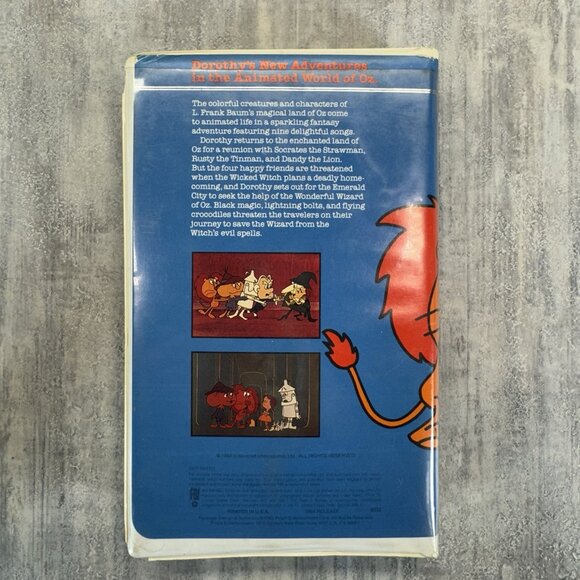 1964 Animated Return To Oz Childrens Video Playground VHS Tape Clamshell - Picture 3 of 11